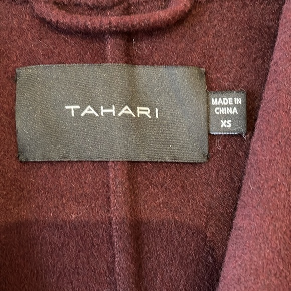 Tahari Women’s Cozy Chic Wrap Coat Size XS. Double Face wool blend - Picture 2 of 4